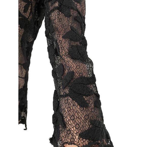 Flavia Padovan Seawear Line Black Lace Tunic 2/Medium - Picture 10 of 14